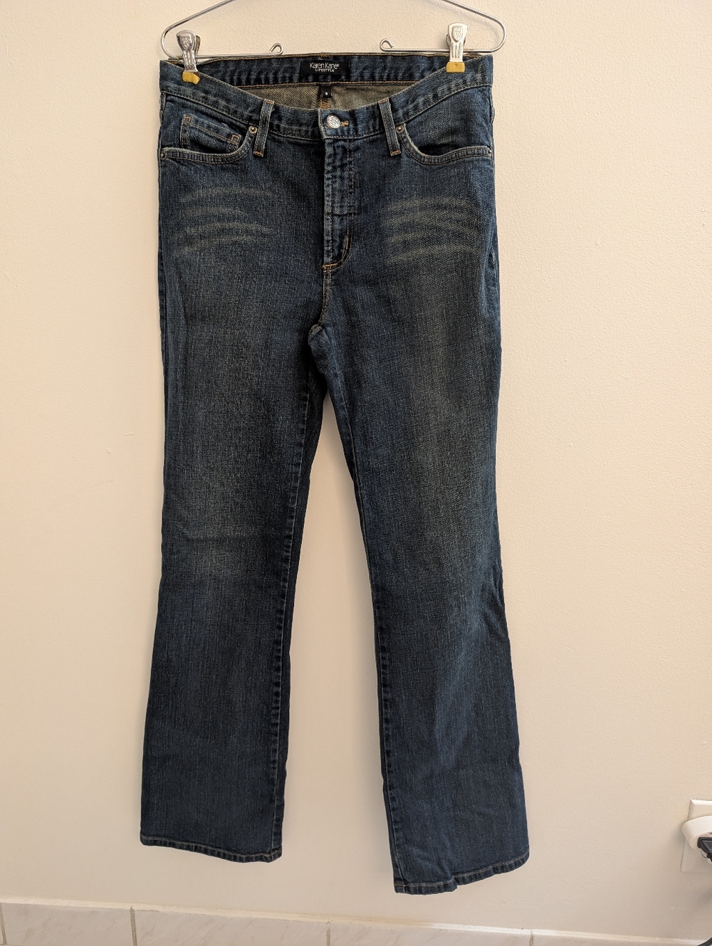 Karen Kane Lifestyle Dark Wash Bootcut Jeans – Size 6
